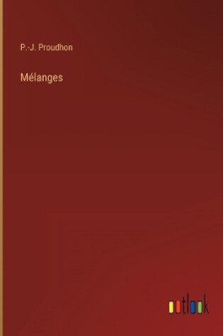 Cover of Mélanges