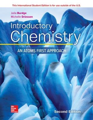 Book cover for ISE Introductory Chemistry: An Atoms First Approach