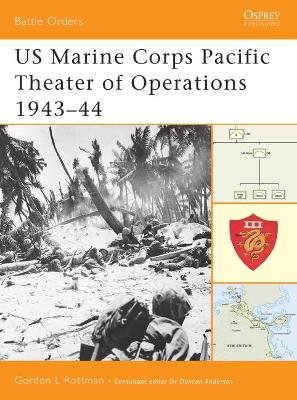 Book cover for US Marine Corps Pacific Theater of Operations 1943–44