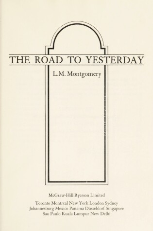 Cover of The Road to Yesterday