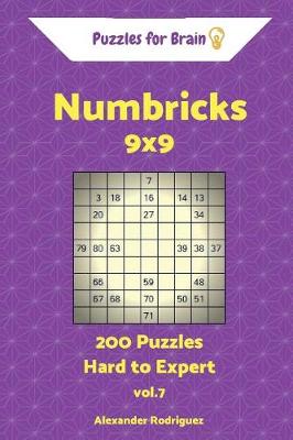 Cover of Puzzles for Brain Numbricks - 200 Hard to Expert 9x9 vol. 7