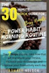 Book cover for POWER HABIT MORNING ROUTINE - The 30 Minute Quick Guide for Busy People