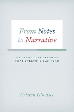 Cover of From Notes to Narrative