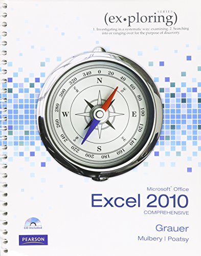 Book cover for Exploring Microsoft Office Excel 2010 Comprehensive & Myitlab -- Access Code -- For Exploring Office 2010 Package