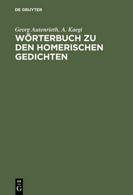 Book cover for Worterbuch Zu Den Homerischen Gedichten