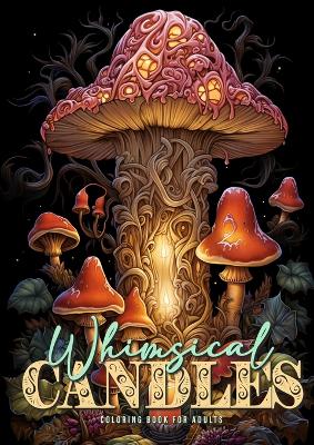 Book cover for Whimsical Candles Coloring Book for Adults