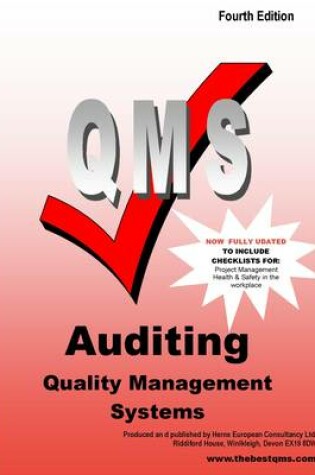 Cover of Auditing Quality Management  Systems