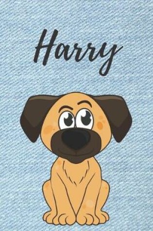 Cover of personalisiertes Notizbuch Hunde / Malbuch / Kritzelbuch / Tagebuch / Notizheft / Journal / DIN A5 / Geschenke Harry