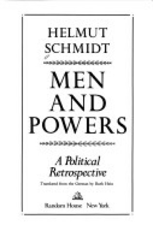Cover of Men and Powers