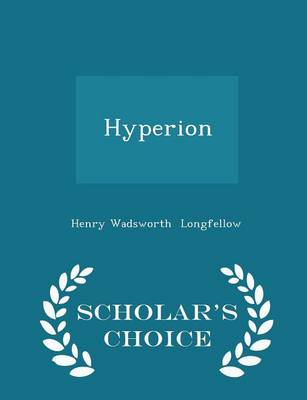 Book cover for Hyperion - Scholar's Choice Edition