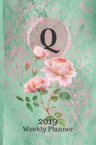 Cover of Letter Q Personalized 2019 Plan on It Weekly Planner