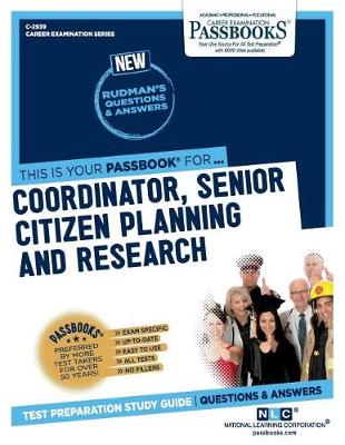 Book cover for Coordinator, Senior Citizen Planning and Research (C-2939)