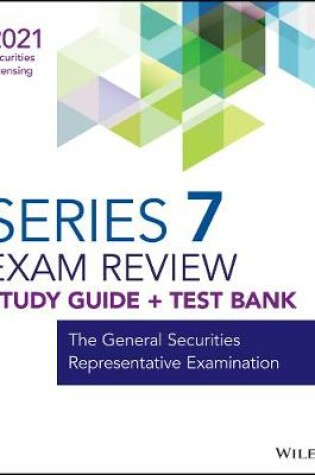 Cover of Wiley Series 7 Securities Licensing Study Guide + Test Bank