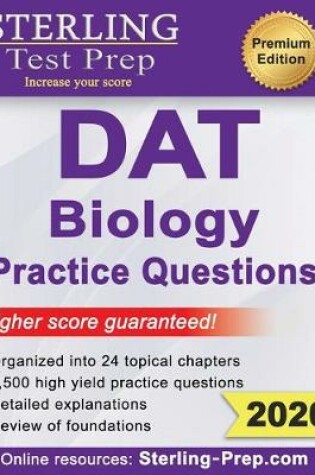 Cover of Sterling Test Prep DAT Biology Practice Questions