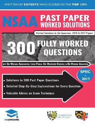 Book cover for NSAA Past Paper Worked Solutions