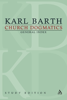 Book cover for Church Dogmatics Study Edition General Index