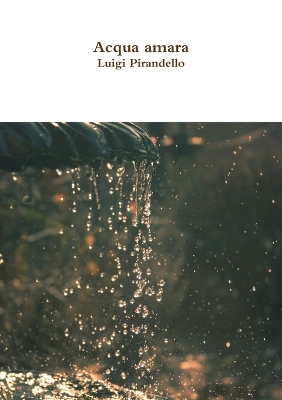 Book cover for Acqua amara