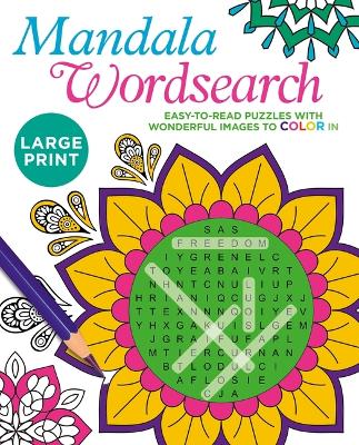 Cover of Large Print Mandala Wordsearch