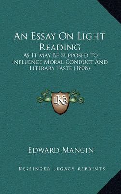 Book cover for An Essay on Light Reading