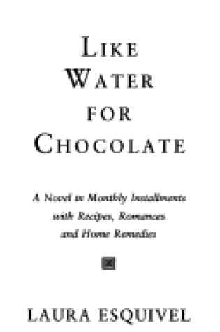 Cover of Like Water for Chocolate