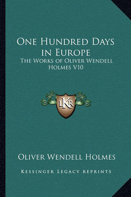 Book cover for One Hundred Days in Europe