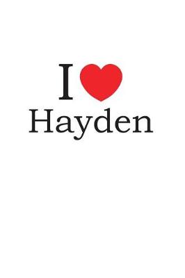 Book cover for I Love Hayden