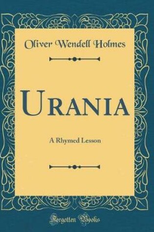 Cover of Urania: A Rhymed Lesson (Classic Reprint)