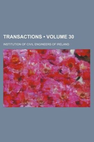 Cover of Transactions (Volume 30)