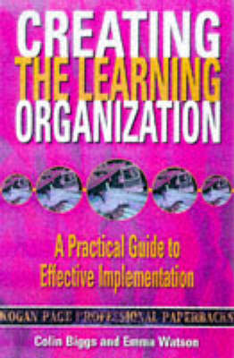 Book cover for Creating a Learning Organization