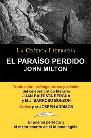 Cover of El Paraiso Perdido de John Milton, Coleccion La Critica Literaria Por El Celebre Critico Literario Juan Bautista Bergua, Ediciones Ibericas