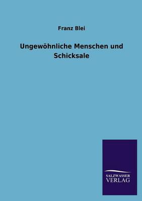 Book cover for Ungewohnliche Menschen Und Schicksale