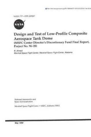 Cover of Design and Test of Low-Profile Composite Aerospace Tank Dome