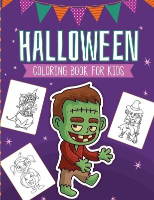 Book cover for Halloween Coloring Book For Kids