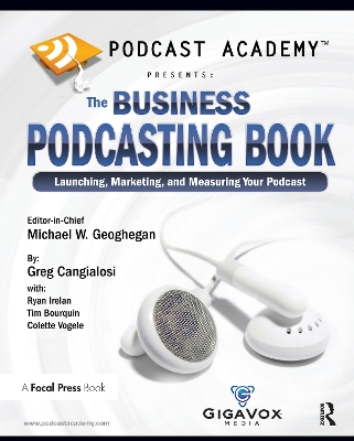 Book cover for Podcast Academy: The Business Podcasting Book