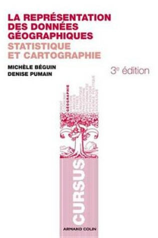 Cover of La Representation Des Donnees Geographiques