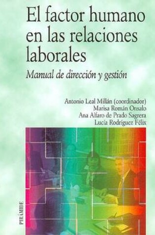 Cover of El Factor Humano En Las Relaciones Laborales