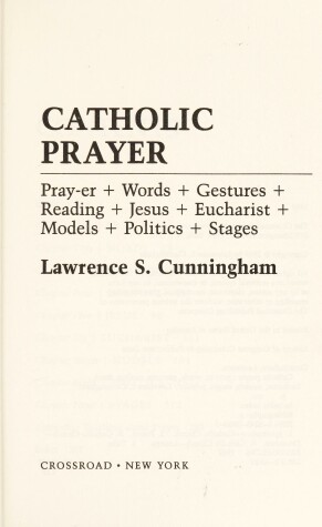 Book cover for Catholic Prayer