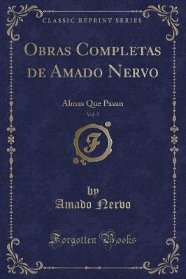 Book cover for Obras Completas de Amado Nervo, Vol. 5