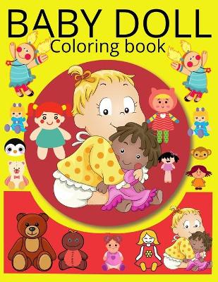 Book cover for Baby doll coloring book