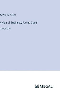 Book cover for A Man of Business; Facino Cane