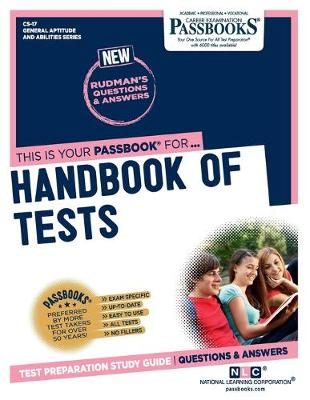 Book cover for Handbook of Tests (Cs-17)