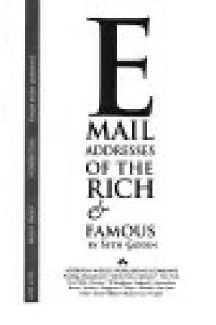 Cover of E-Mail Addresses of the Rich & Famous