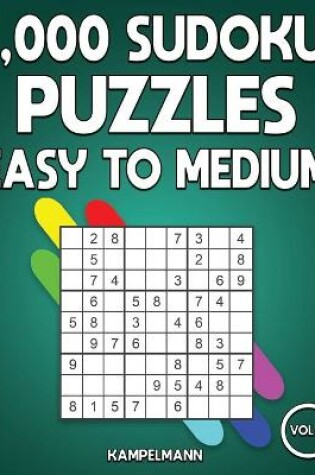 Cover of 1,000 Sudoku Puzzles Easy to Medium