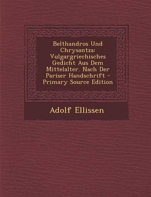 Book cover for Belthandros Und Chrysantza