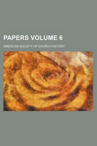 Cover of Papers Volume 6