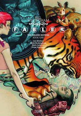 Book cover for Fables The Deluxe Edition Book One