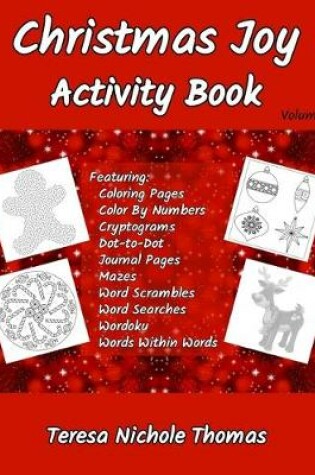Cover of Christmas Joy Activity Book Volume 1