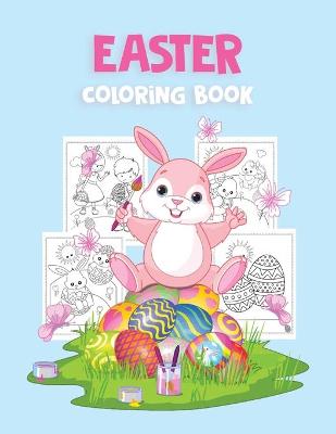 Book cover for Easter Coloring Book