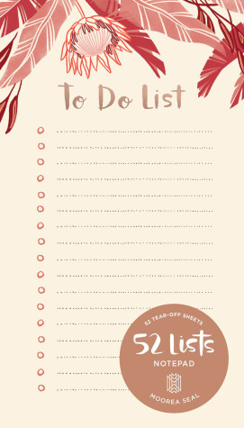 Book cover for 52 Lists To Do List Notepad