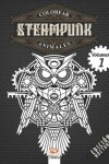 Book cover for Colorear Steampunk animales - Volumen 1 - edicion nocturna